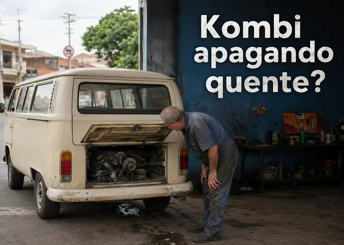 Kombi apaga quando esquenta e só volta depois de esperar